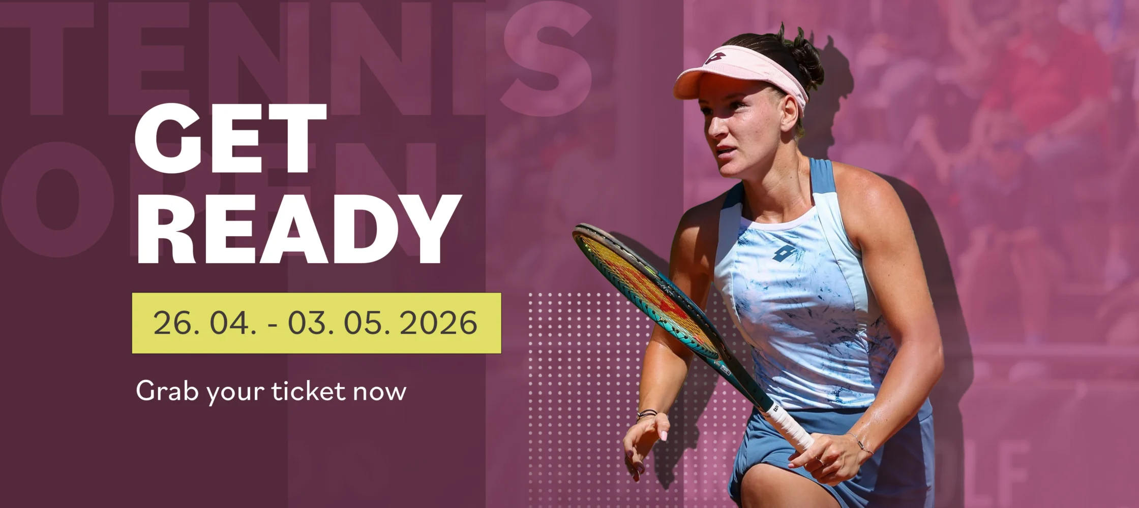 GET READY – Tennis promotion in English